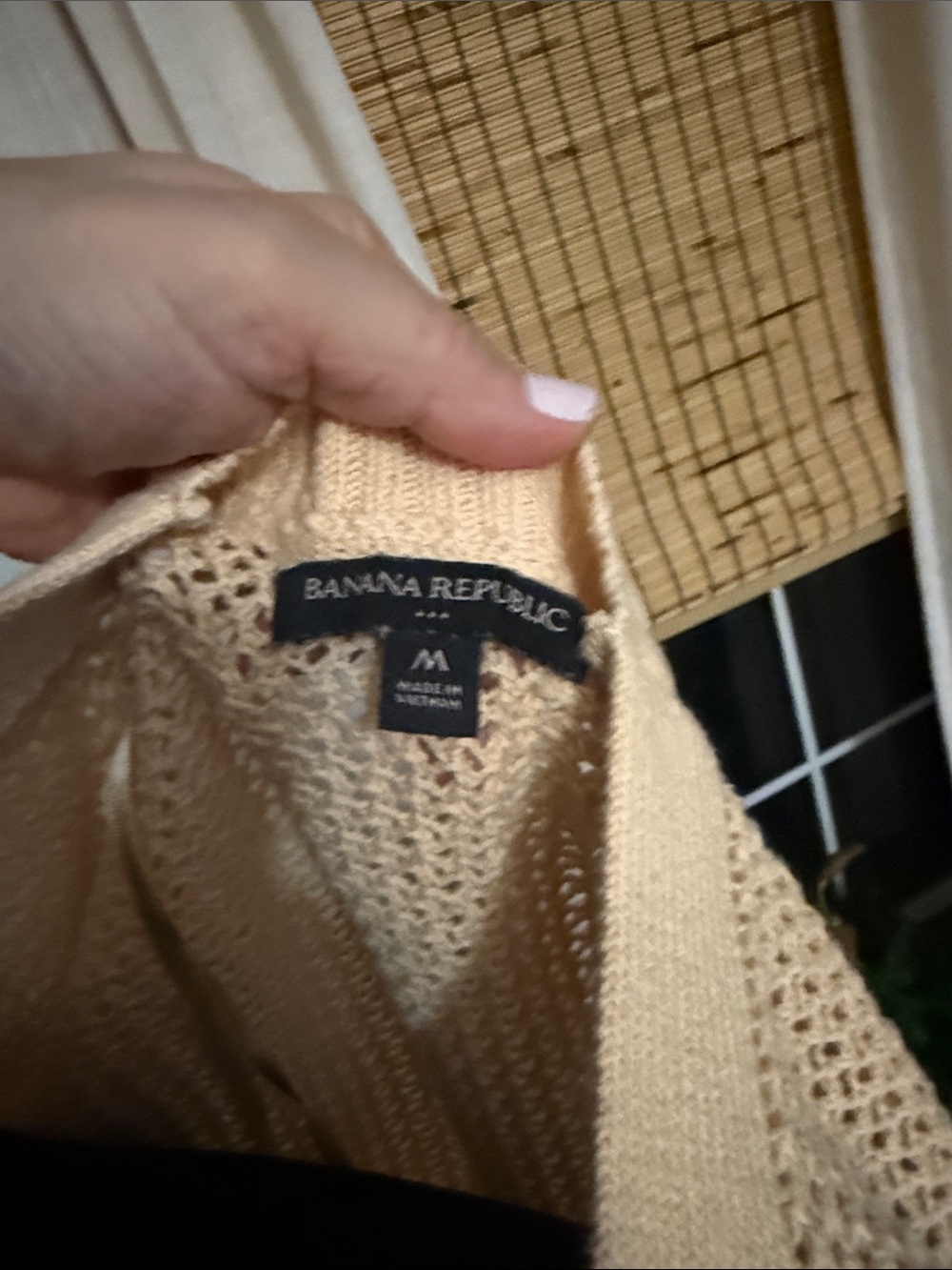 Banana Republic Open-Front Knit Cardigan - Cream ( Sweater only). - Picture 4 of 4